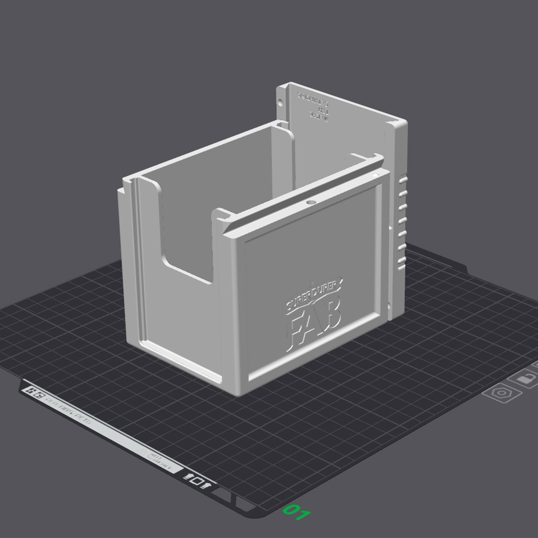 (STL Digital File Only) The SuperDuper FaB Deckbox