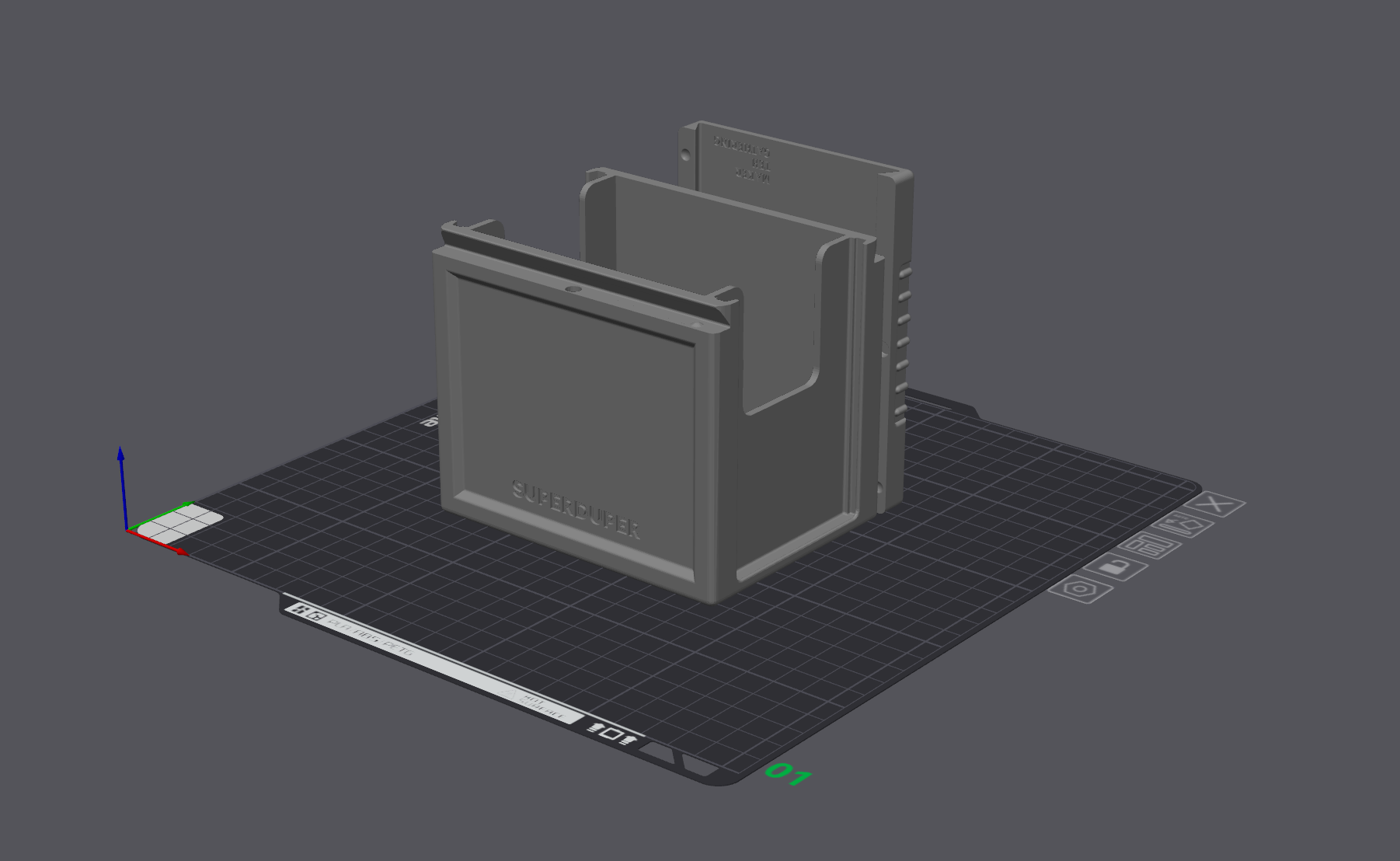 (STL Digital File Only) The SuperDuper Deckbox